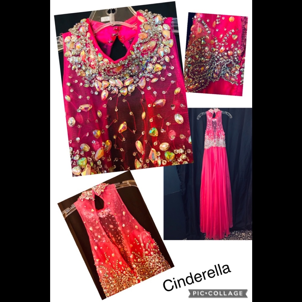 Cinderella _New Fuscia Gown_Size 4